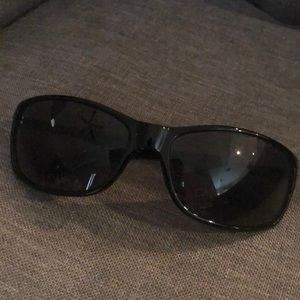 Chaplin Black Plastic Frame Sunglasses